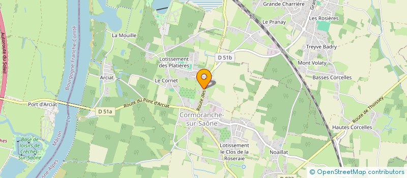 localisation de l'entreprise MONSIEUR NICOLAS MORARD à CORMORANCHE-SUR-SAONE
