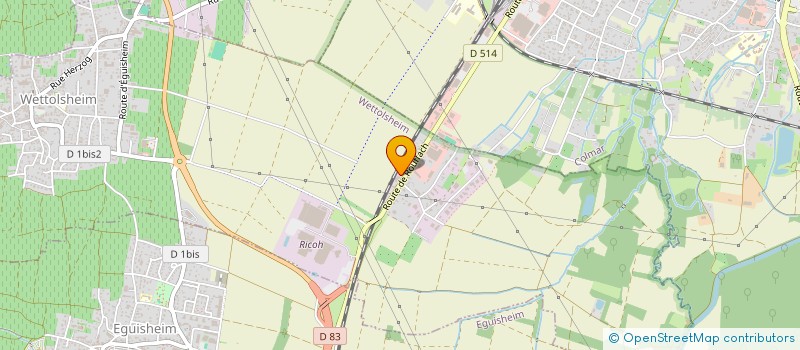 localisation de l'entreprise MONSIEUR NICOLAS MORATI  WETTOLSHEIM