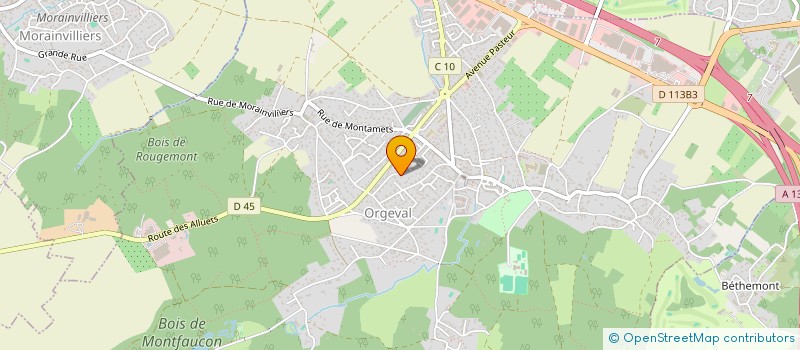 localisation de l'entreprise MONSIEUR NICOLAS MOREAU à ORGEVAL