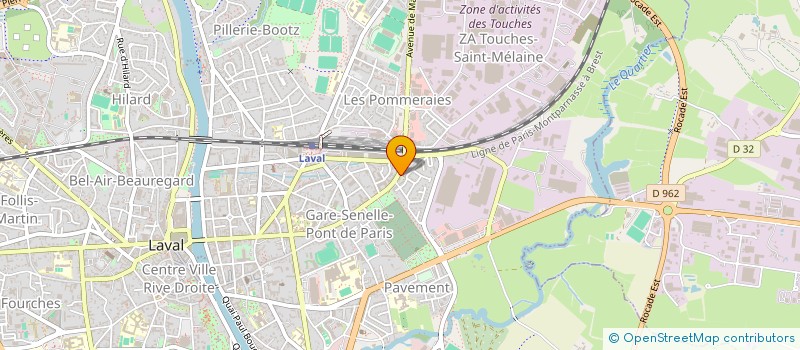 localisation de l'entreprise MONSIEUR NICOLAS MOREAU  CHATEAU-GONTIER-SUR-MAYENNE