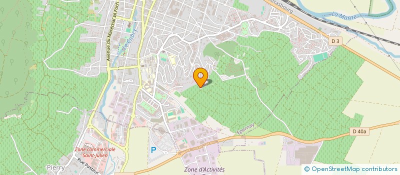 localisation de l'entreprise MONSIEUR NICOLAS MOREAU  EPERNAY