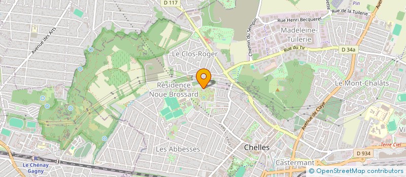 localisation de l'entreprise MONSIEUR NICOLAS MOREAU  CHELLES