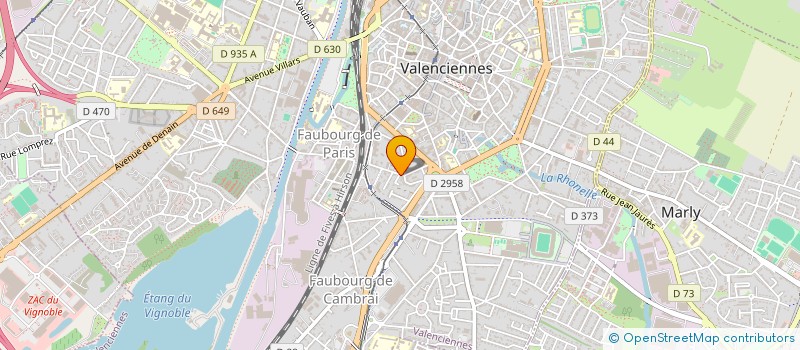 localisation de l'entreprise MONSIEUR NICOLAS MOREAU à VALENCIENNES