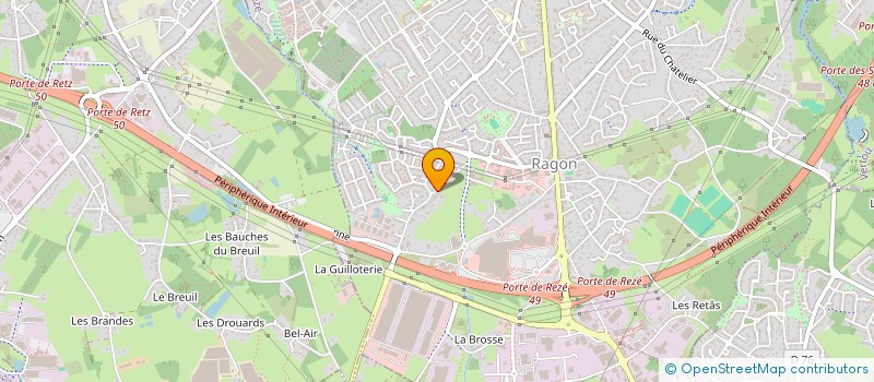 localisation de l'entreprise MONSIEUR NICOLAS MOREAU  REZE