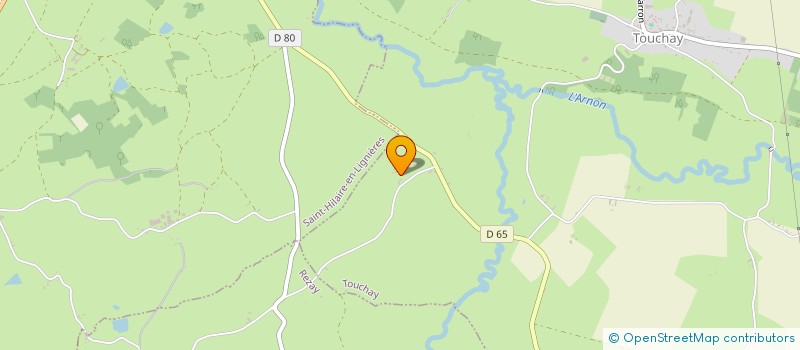 localisation de l'entreprise MONSIEUR NICOLAS MOREAU  TOUCHAY