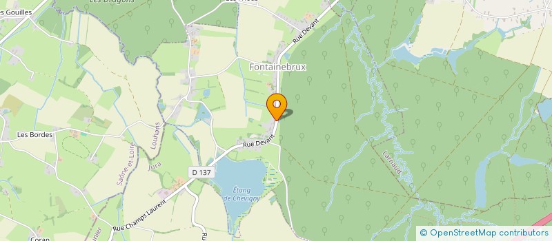 localisation de l'entreprise MONSIEUR NICOLAS MOREAU  FONTAINEBRUX