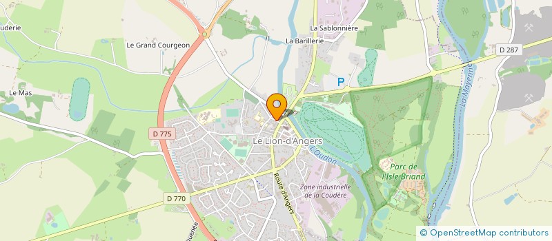 localisation de l'entreprise MONSIEUR NICOLAS MOREL  LE LION-D'ANGERS