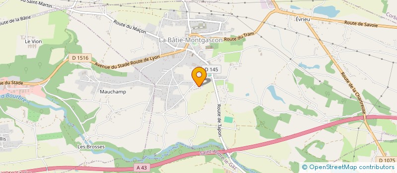 localisation de l'entreprise MONSIEUR NICOLAS MOREL  LA BATIE-MONTGASCON