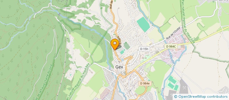 localisation de l'entreprise MONSIEUR NICOLAS MORELLE à GEX