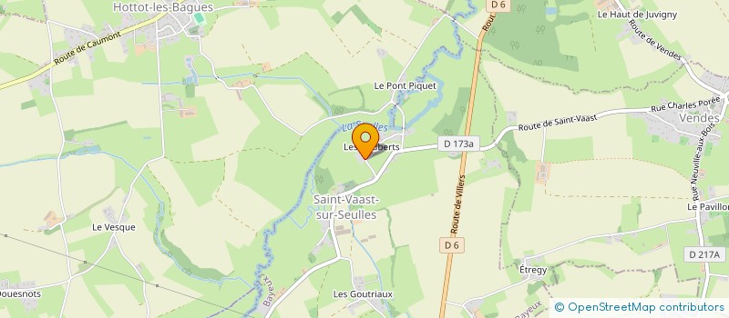 localisation de l'entreprise MONSIEUR NICOLAS MORELLE à SAINT-VAAST-SUR-SEULLES
