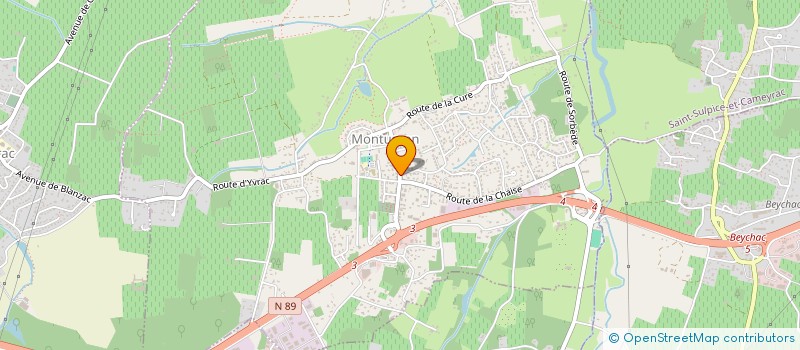 localisation de l'entreprise MONSIEUR NICOLAS MORENO  MONTUSSAN