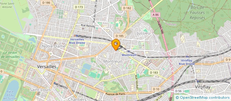 localisation de l'entreprise MONSIEUR NICOLAS MORILLE à VERSAILLES