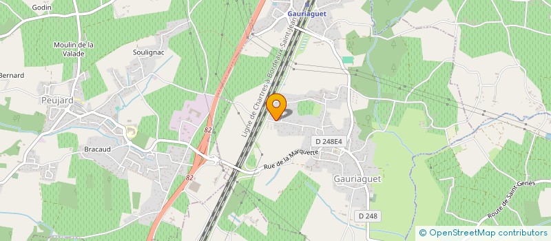 localisation de l'entreprise MONSIEUR NICOLAS MORIN à GAURIAGUET