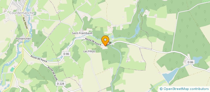 localisation de l'entreprise MONSIEUR NICOLAS MORIN  COURDEMANCHE