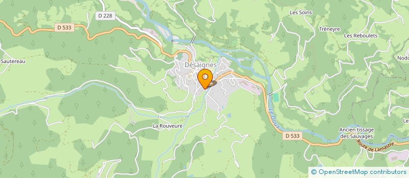 localisation de l'entreprise MONSIEUR NICOLAS MORIN à DESAIGNES