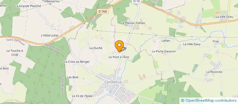 localisation de l'entreprise MONSIEUR NICOLAS MORIN  LANDEBIA