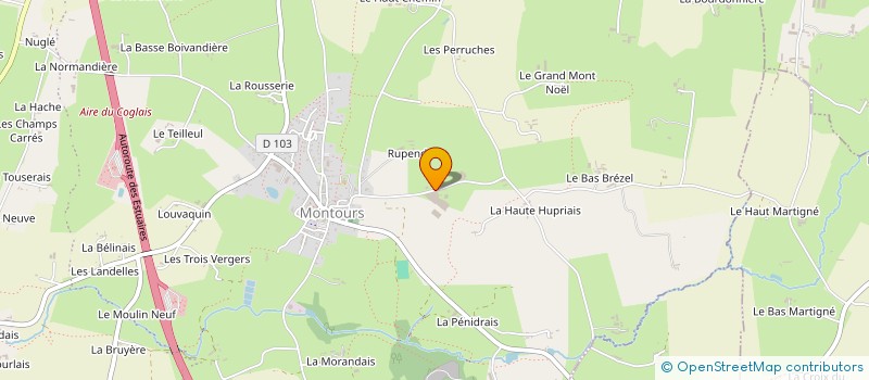 localisation de l'entreprise MONSIEUR NICOLAS MORIN à LES PORTES DU COGLAIS