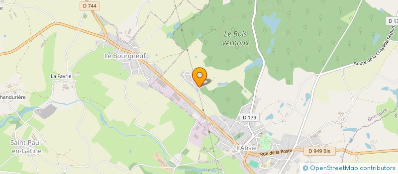 localisation de l'entreprise MONSIEUR NICOLAS MORISSEAU  L'ABSIE