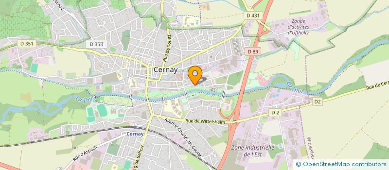 localisation de l'entreprise MONSIEUR NICOLAS MORIZOT à CERNAY
