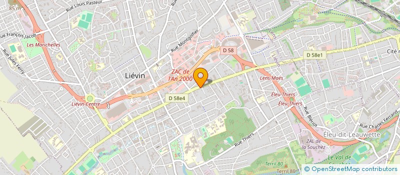 localisation de l'entreprise MONSIEUR NICOLAS MORREELS  LIEVIN