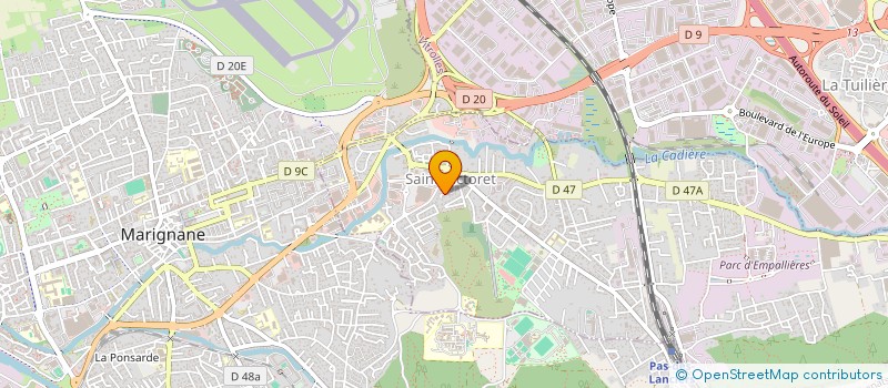 localisation de l'entreprise MONSIEUR NICOLAS MORTIER  SAINT-VICTORET