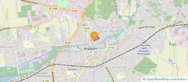 localisation de l'entreprise MONSIEUR NICOLAS MOTARY à ARPAJON
