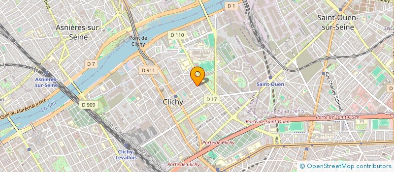 localisation de l'entreprise MONSIEUR NICOLAS MOUANGA à CLICHY