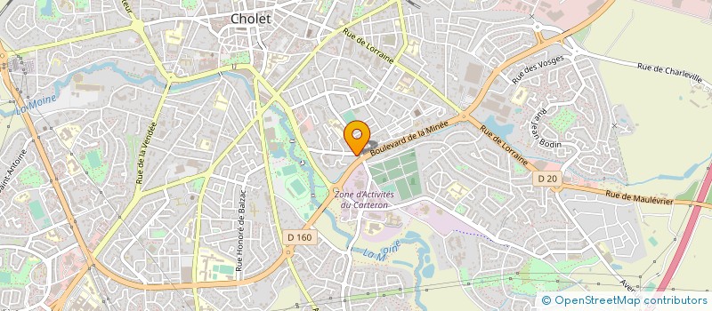 localisation de l'entreprise MONSIEUR NICOLAS MOUATE à CHOLET