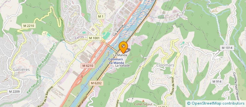 localisation de l'entreprise MONSIEUR NICOLAS MOUGENOT  LA ROQUETTE SUR VAR