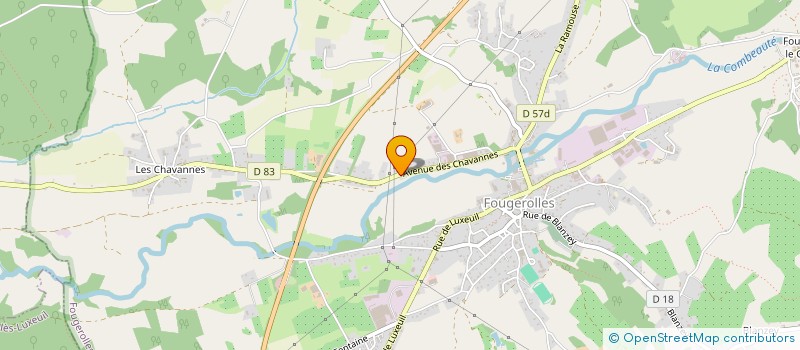 localisation de l'entreprise MONSIEUR NICOLAS MOUGENOT  FOUGEROLLES-SAINT-VALBERT