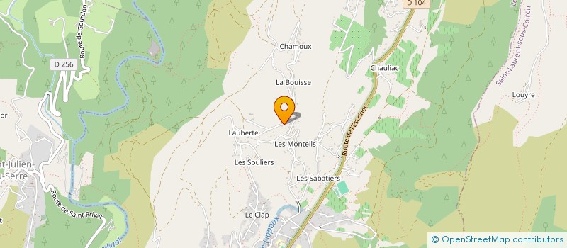 localisation de l'entreprise MONSIEUR NICOLAS MOUNIER à VESSEAUX