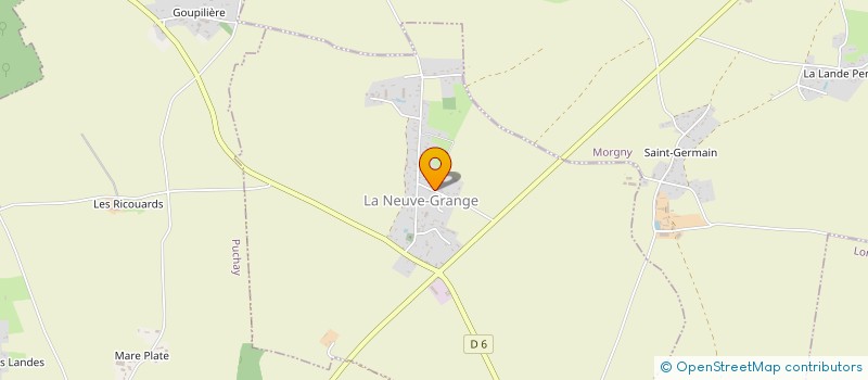 localisation de l'entreprise MONSIEUR NICOLAS MOUQUET  LA NEUVE GRANGE