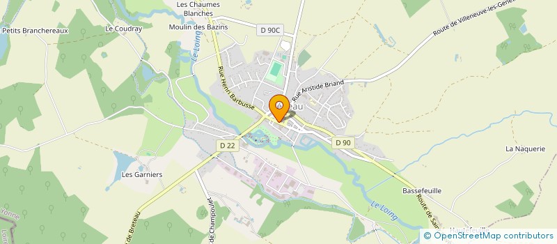 localisation de l'entreprise MONSIEUR NICOLAS MOUROUX  BLENEAU