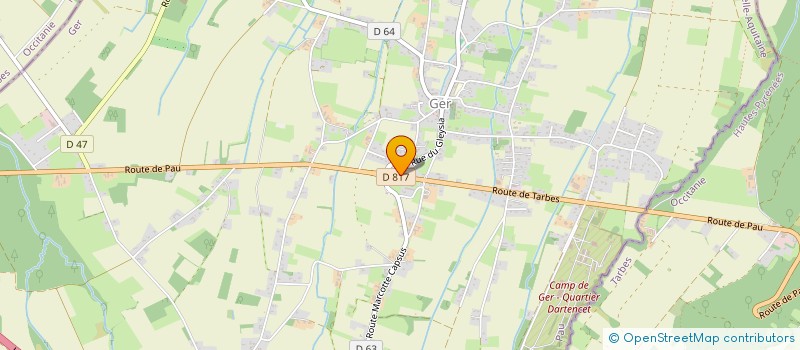 localisation de l'entreprise MONSIEUR NICOLAS MOUSNIER  GER