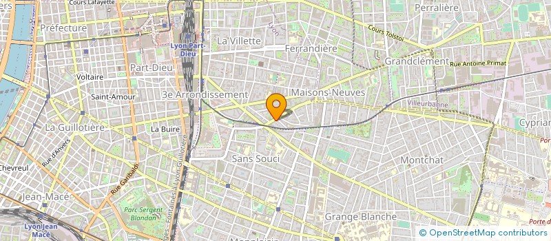 localisation de l'entreprise MONSIEUR NICOLAS MOUSSENOFF  LYON