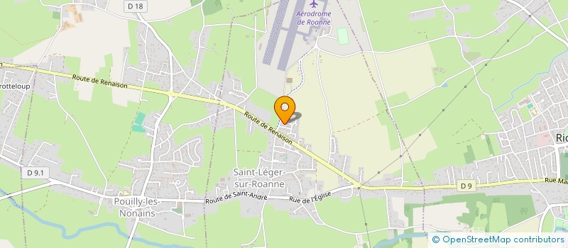 localisation de l'entreprise MONSIEUR NICOLAS MOUTON  SAINT-LEGER-SUR-ROANNE