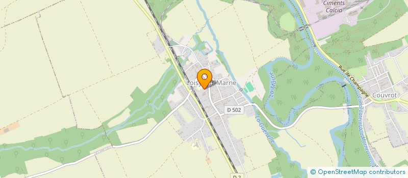 localisation de l'entreprise MONSIEUR NICOLAS MOUTON  LOISY-SUR-MARNE