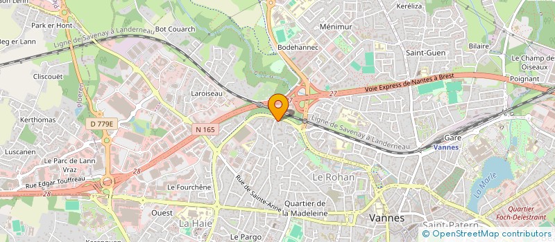 localisation de l'entreprise MONSIEUR NICOLAS MOUTON  VANNES