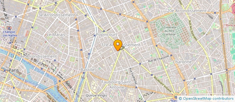 localisation de l'entreprise MONSIEUR NICOLAS MOUTTE  PARIS