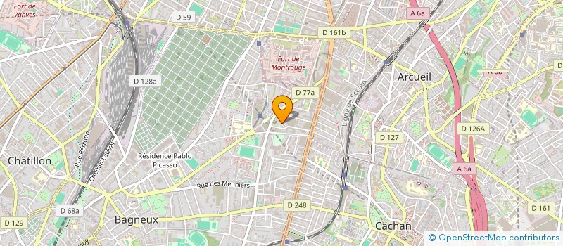 localisation de l'entreprise MONSIEUR NICOLAS MPUTU à BAGNEUX