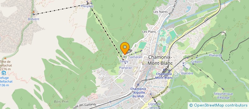 localisation de l'entreprise MONSIEUR NICOLAS MUGNIER  CHAMONIX-MONT-BLANC