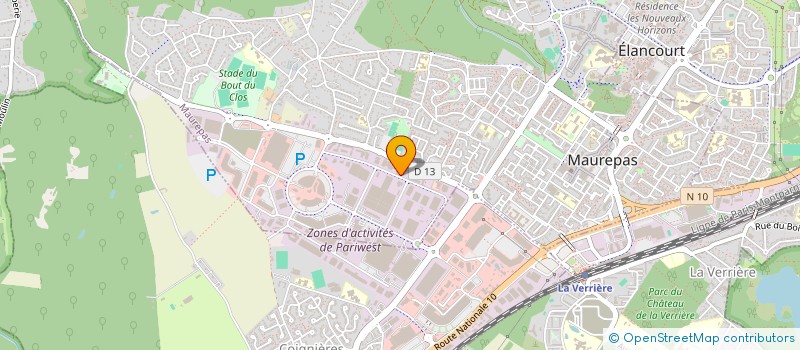 localisation de l'entreprise MONSIEUR NICOLAS MULE  MAUREPAS