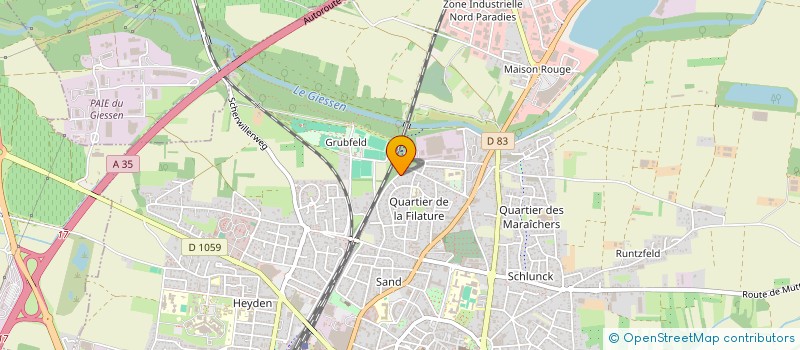 localisation de l'entreprise MONSIEUR NICOLAS MULLER  BALDENHEIM