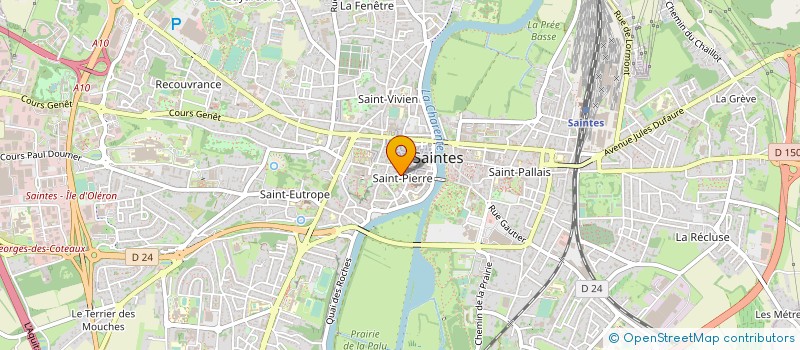 localisation de l'entreprise MONSIEUR NICOLAS MULLER  SAINTES