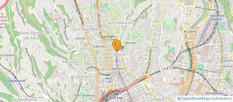 localisation de l'entreprise MONSIEUR NICOLAS MULLER à NICE