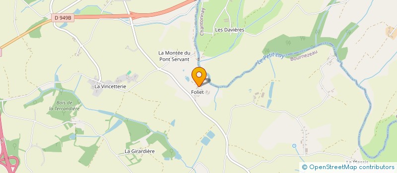 localisation de l'entreprise MONSIEUR NICOLAS MULLER à BOURNEZEAU