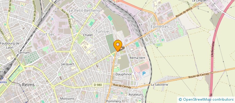 localisation de l'entreprise MONSIEUR NICOLAS MULLER  REIMS