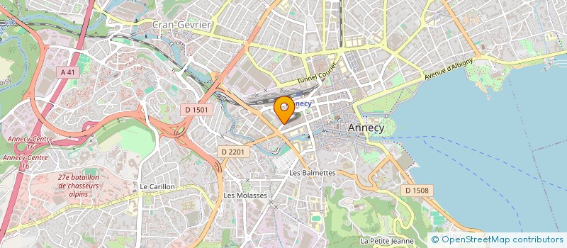 localisation de l'entreprise MONSIEUR NICOLAS MULLER à ANNECY