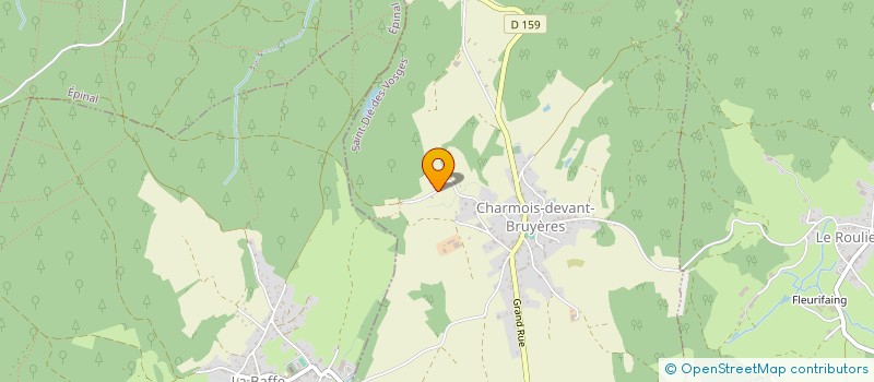 localisation de l'entreprise MONSIEUR NICOLAS MUNDING  CHARMOIS-DEVANT-BRUYERES