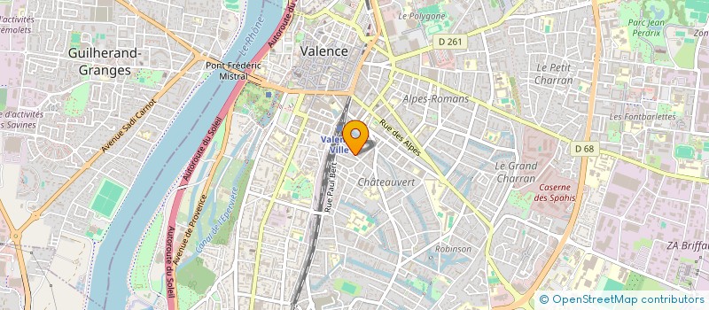 localisation de l'entreprise MONSIEUR NICOLAS MUNIER  VALENCE